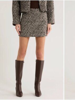JASON WU Cheetah Print Miniskirt